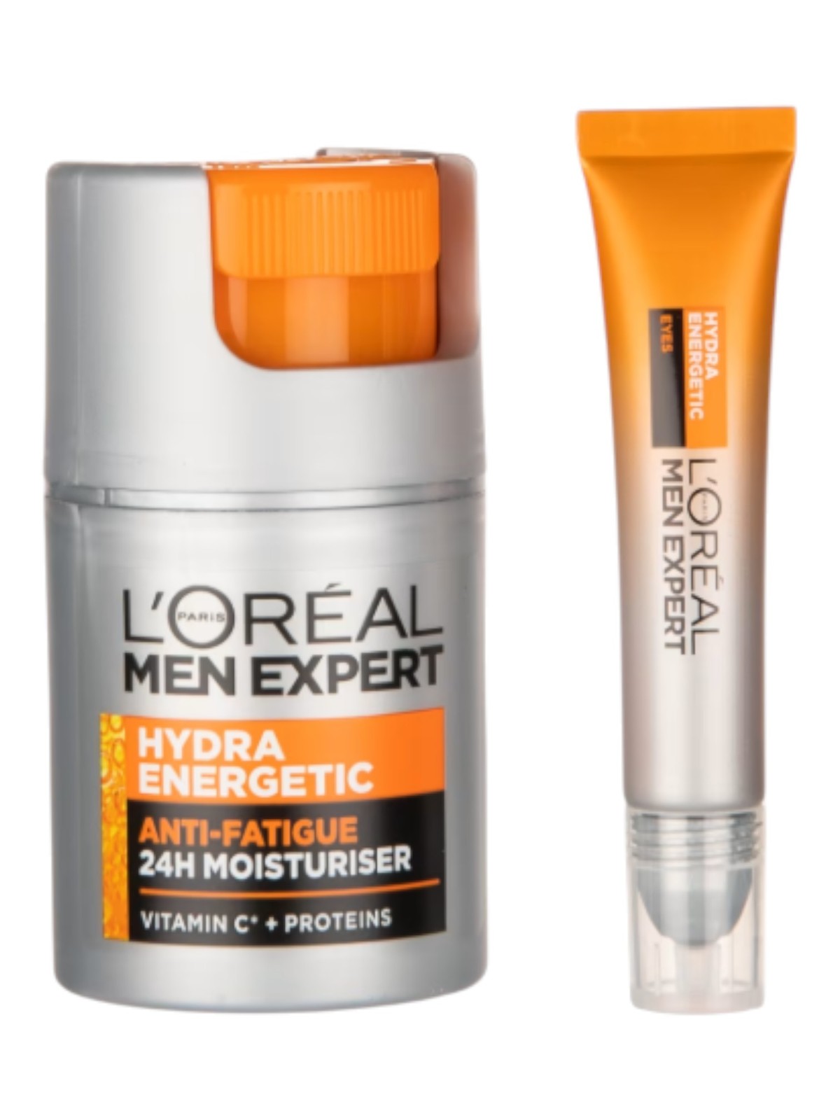 Men's Travel Skincare Set - Hydrating Moisturizer & Eye Roll-On for Fatigue Relief