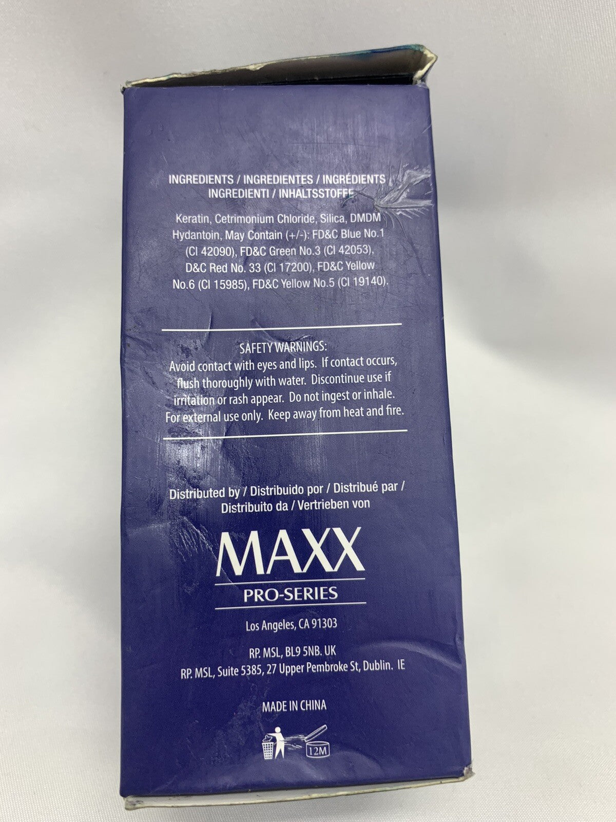 MAXX PRO SERIES Volumizing Hair Fibers with real Keratin DARK BROWN