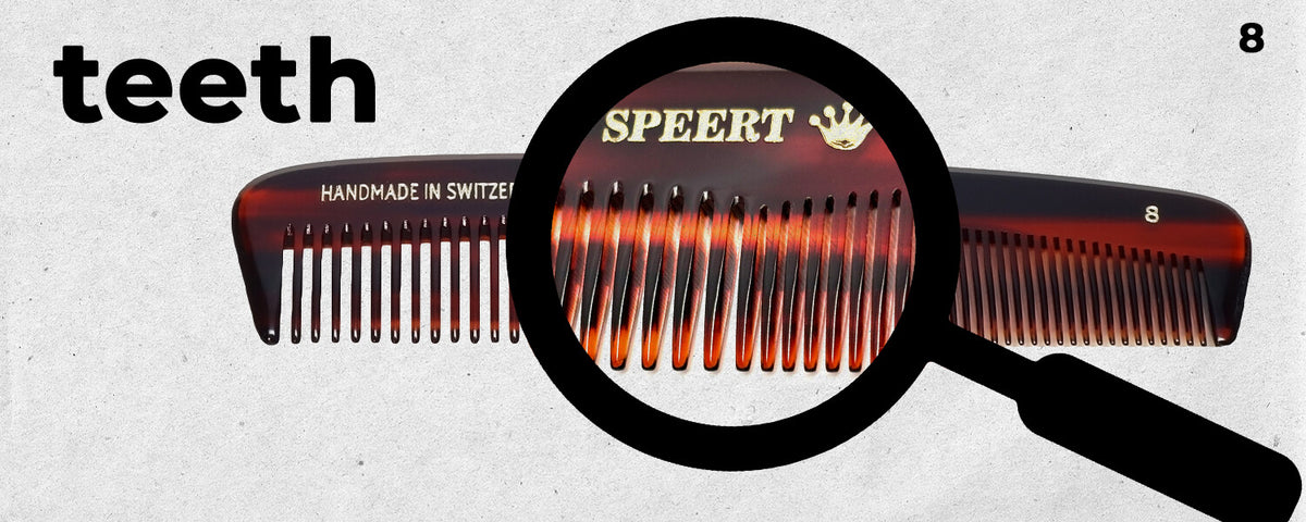 Handmade Swiss Tortoise Shell Comb 5 Inch Style #8 Havana Brown