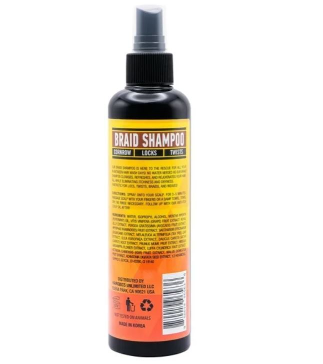 AllDay Locks Braid Shampoo 8oz for Cornrow Locks & Twists - Hair Care