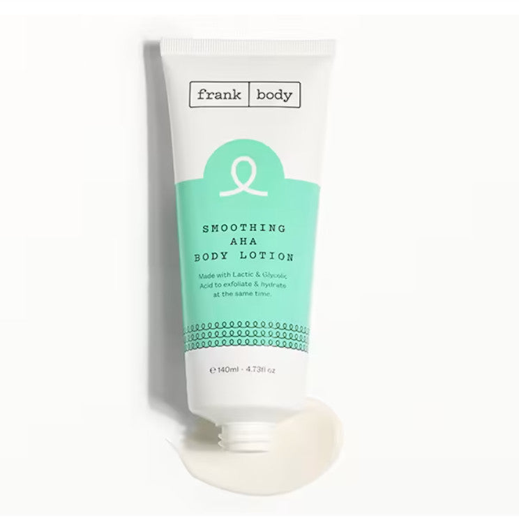 FRANK BODY Smoothing AHA Lotion - Exfoliate Hydrate FULL SIZE 4.73oz