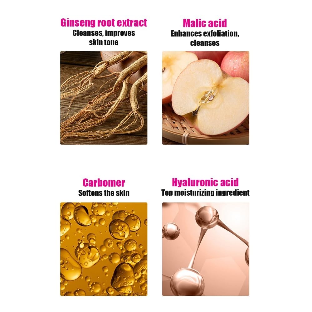 Peach Extract Body Scrub - Exfoliating Cream for Face & Body 140g