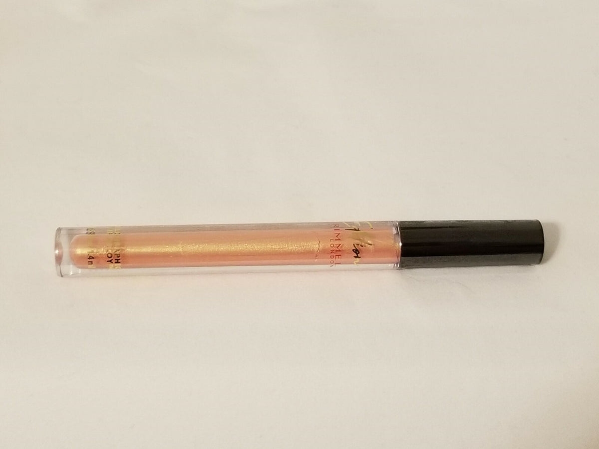 Lip Gloss Metallic Lip Alloy 120 Spicy Coral - Rimmel London