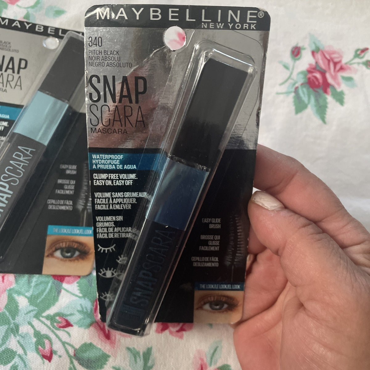 Waterproof Lengthening Mascara - Pitch Black, Clump-Free, 2 Pack