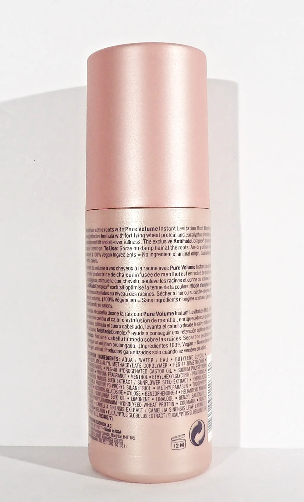 Pureology Pure Volume Instant Levitation Mist - 4.9 oz Hair Volumizer