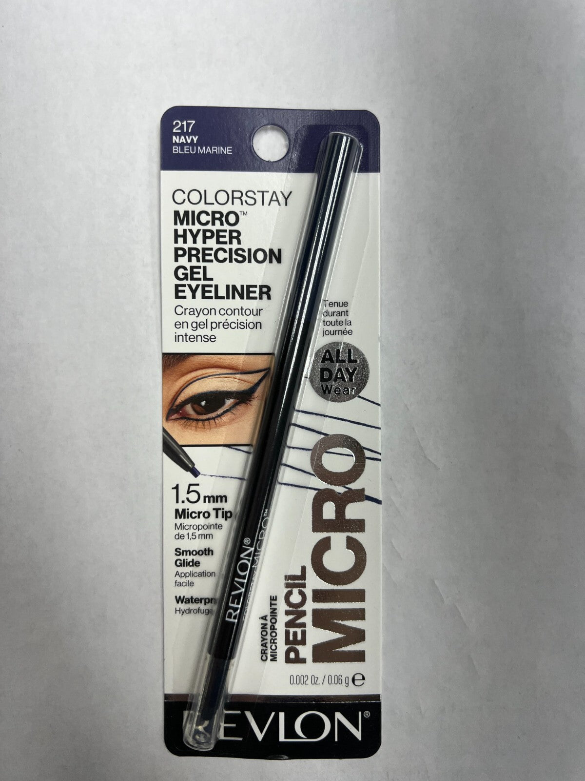 Micro Precision Gel Eyeliner - Navy, Waterproof & Smudge-Proof