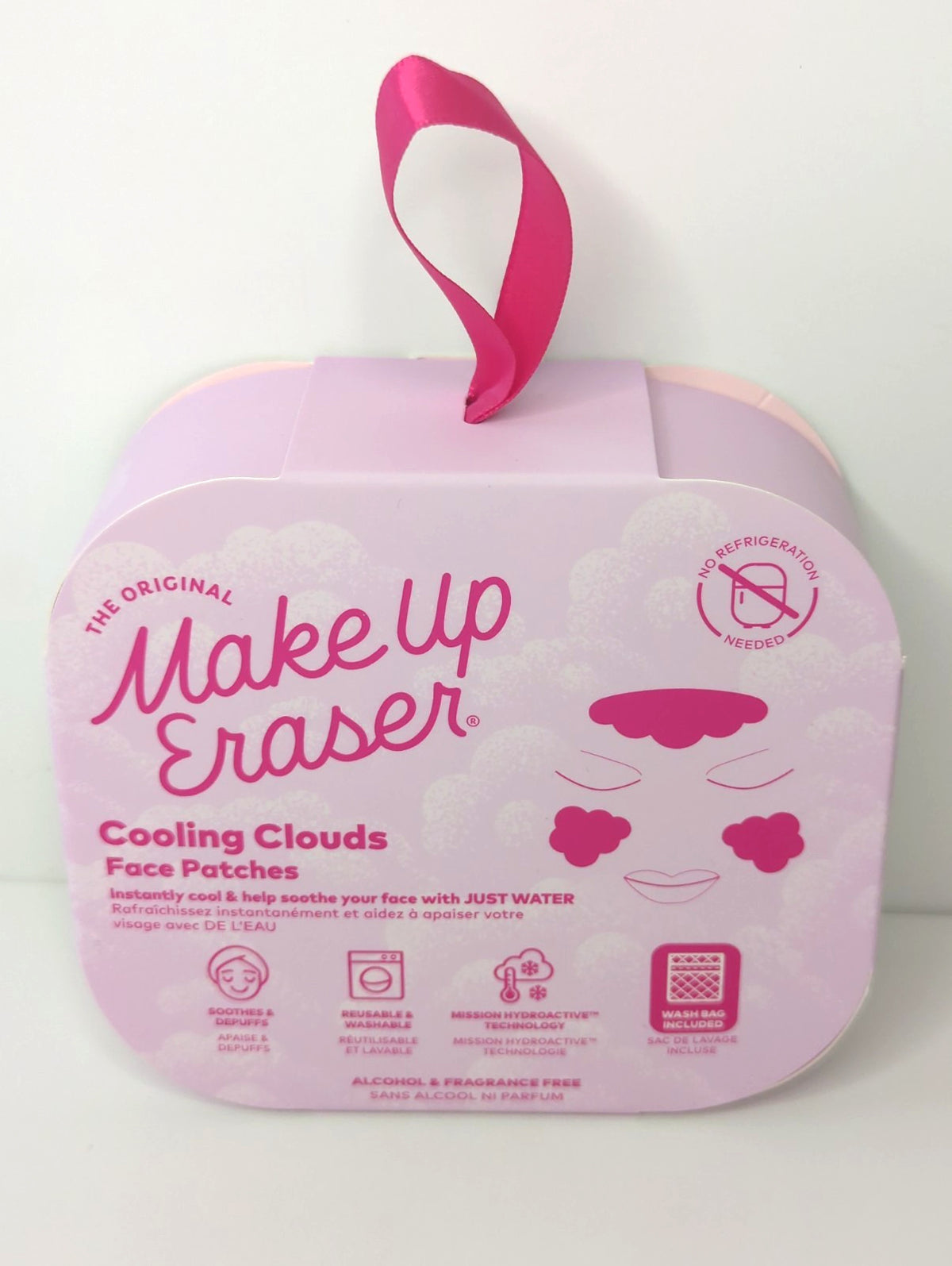 Cooling Clouds Face Patches with Wash Bag - Makeup Eraser