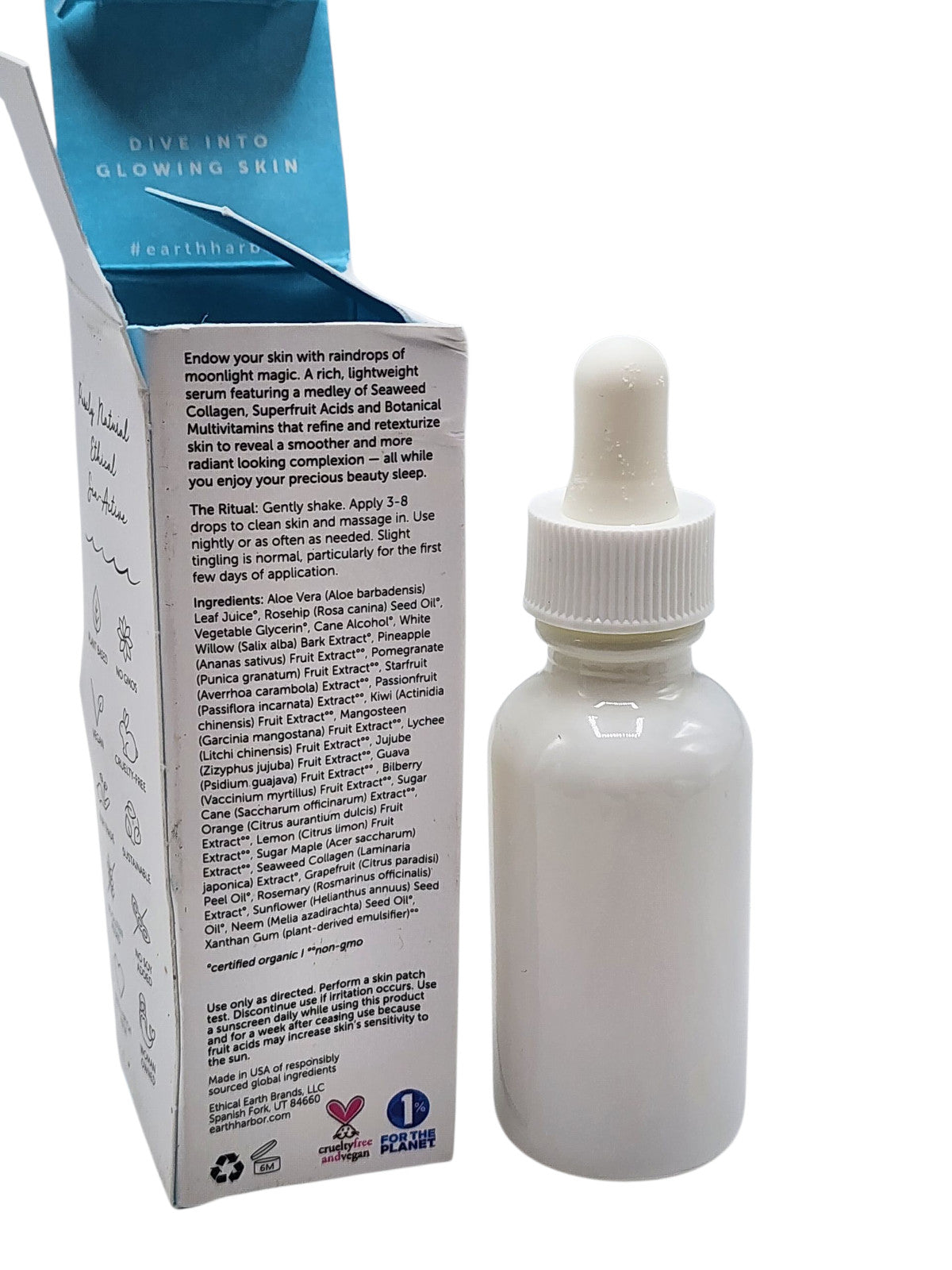 Earth Harbor Luna Rain Phyto-Resurfacing Night Serum 1 fl oz