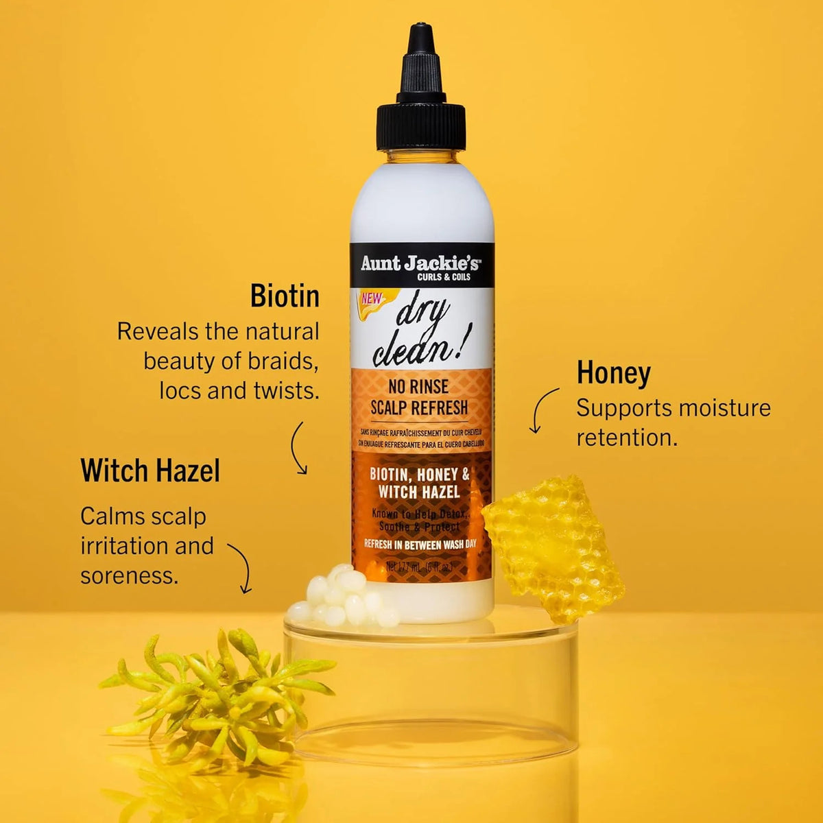 No Rinse Scalp Refresh with Witch Hazel & Biotin - 6 fl oz