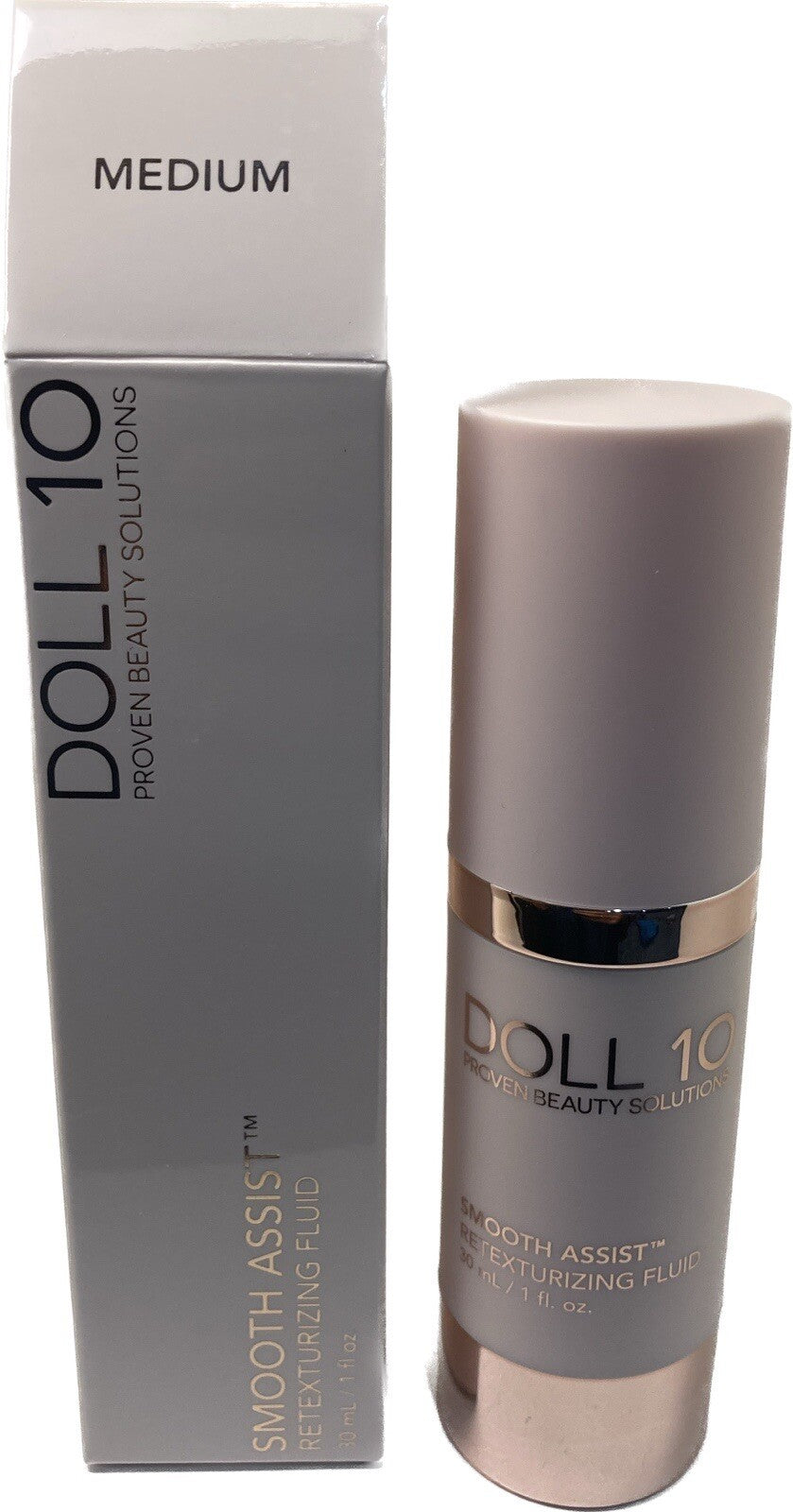 Doll 10 Smooth Assist Retexturizing Fluid Medium Shade 30ml - Smoothing Treatment