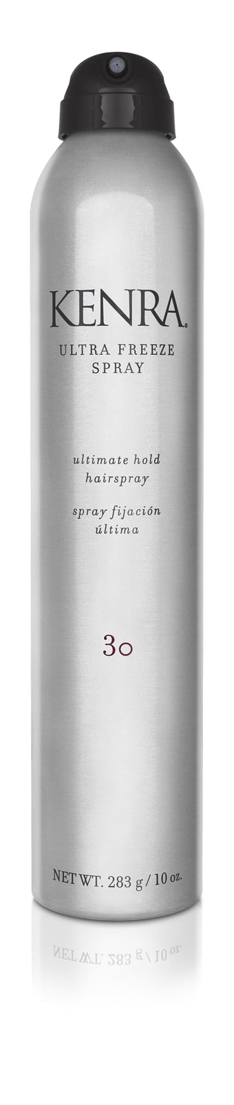 Kenra Ultra Freeze Hair Spray #30 - 10 oz Ultra-Firm Hold, Humidity Resistant