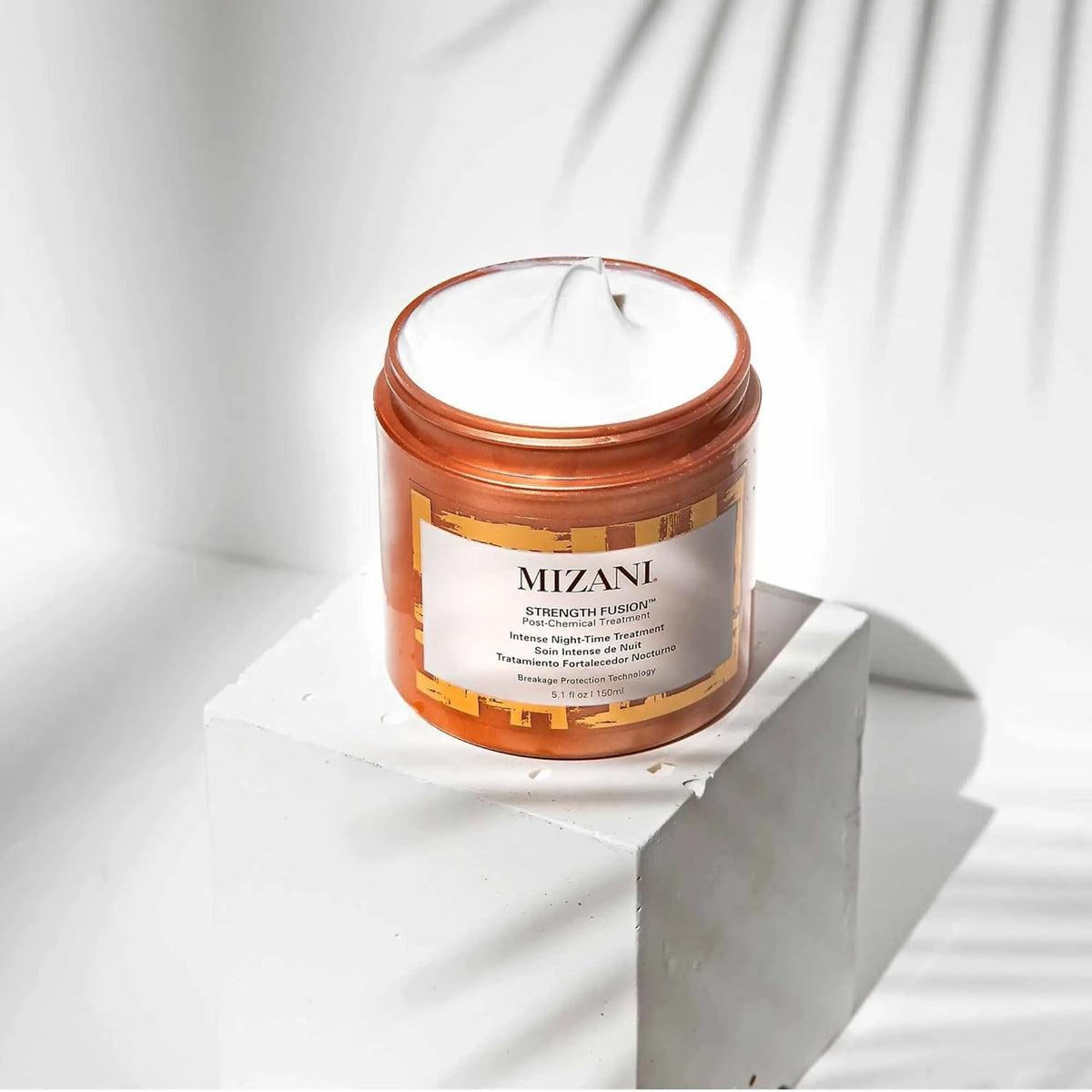 MIZANI Strength Fusion Night Time Hair Treatment - 5.1oz, Intense Leave-In Care