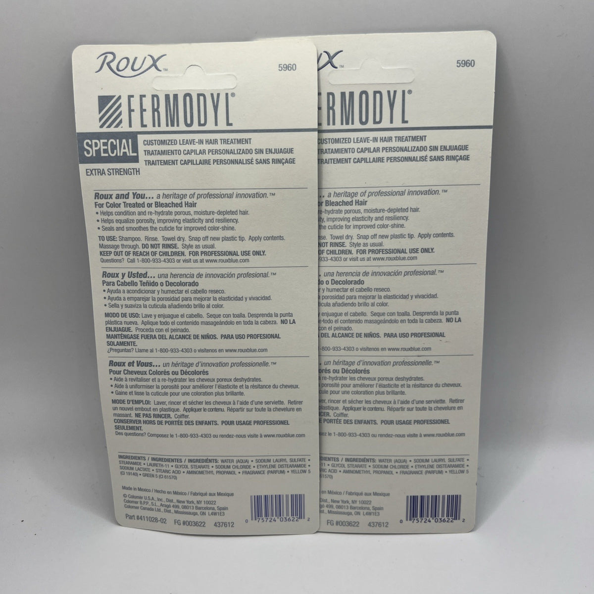 Leave-In Hair Treatment Extra Strength Set of 2 - Smoothing & Repair