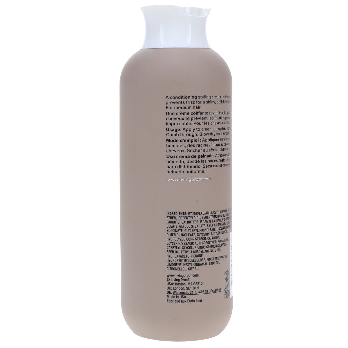 Hair Styling Cream for Frizz Control and Shine - 8 oz
