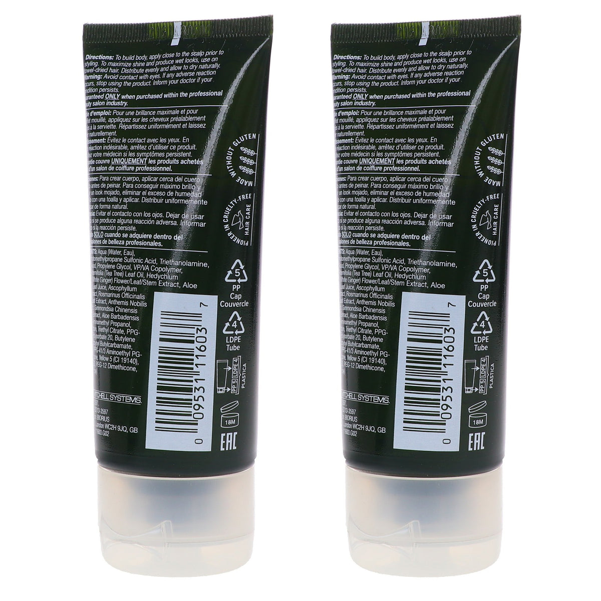 Paul Mitchell Tea Tree Styling Gel 2.5 oz - 2 Pack Hair Styling Product