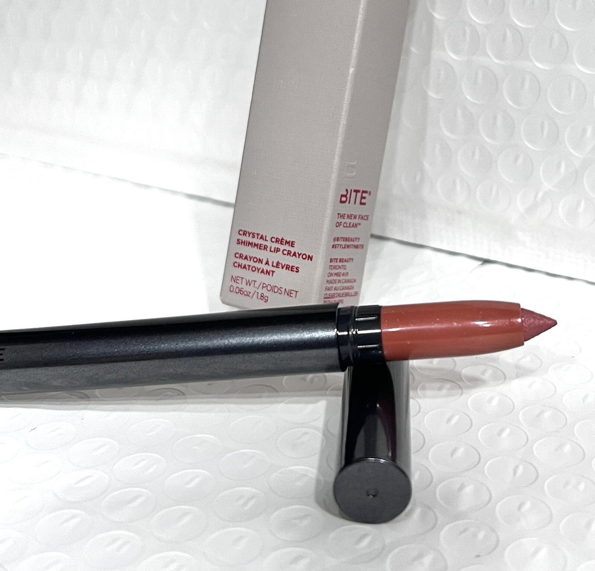 Discontinued Rose Glace Shimmer Lip Crayon - Hydrating Lipstick Stick
