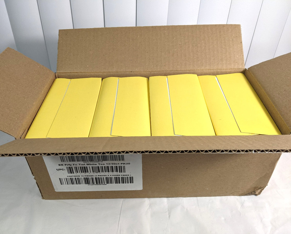 Burt's Bees Facial Cleansing Towelettes White Tea Wholesale Case of 4 Boxes