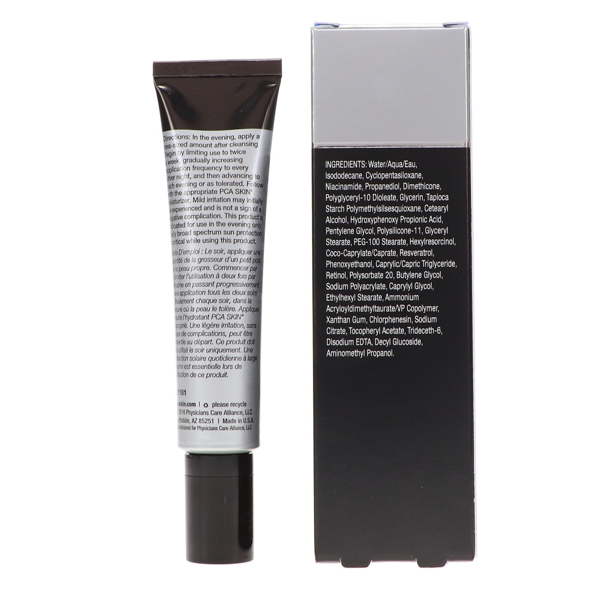 Brightening Retinol Night Treatment for Skin - 0.5% Pure Retinol, Niacinamide & Resveratrol, 1 oz