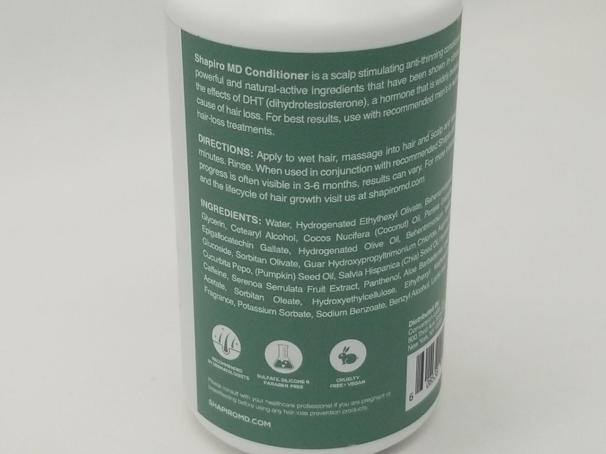 SHAPIRO MD Hair Therapy Conditioner 8 fl oz ~ DHT Blocking, Sulfate
