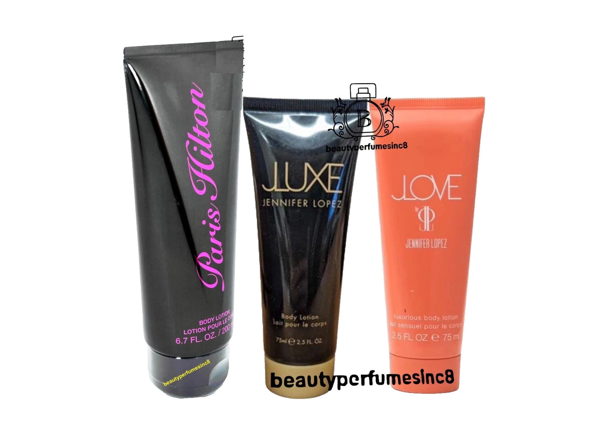 Body Lotion Set - 3 Tubes, 6.7 oz + 2.5 oz Bottles