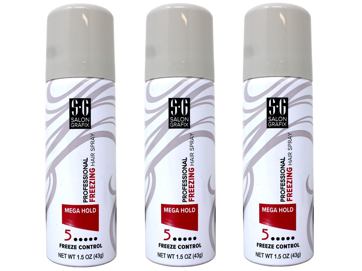 Professional Hold Hair Spray Travel Size 1.5 oz - 3 Pack