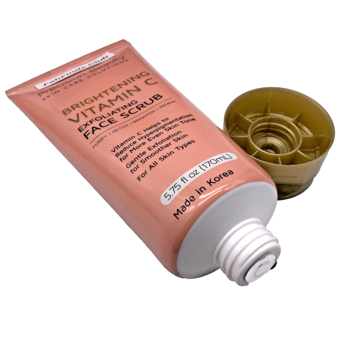 2x Precision Beauty Brightening Vitamin C Exfoliating Face Scrub