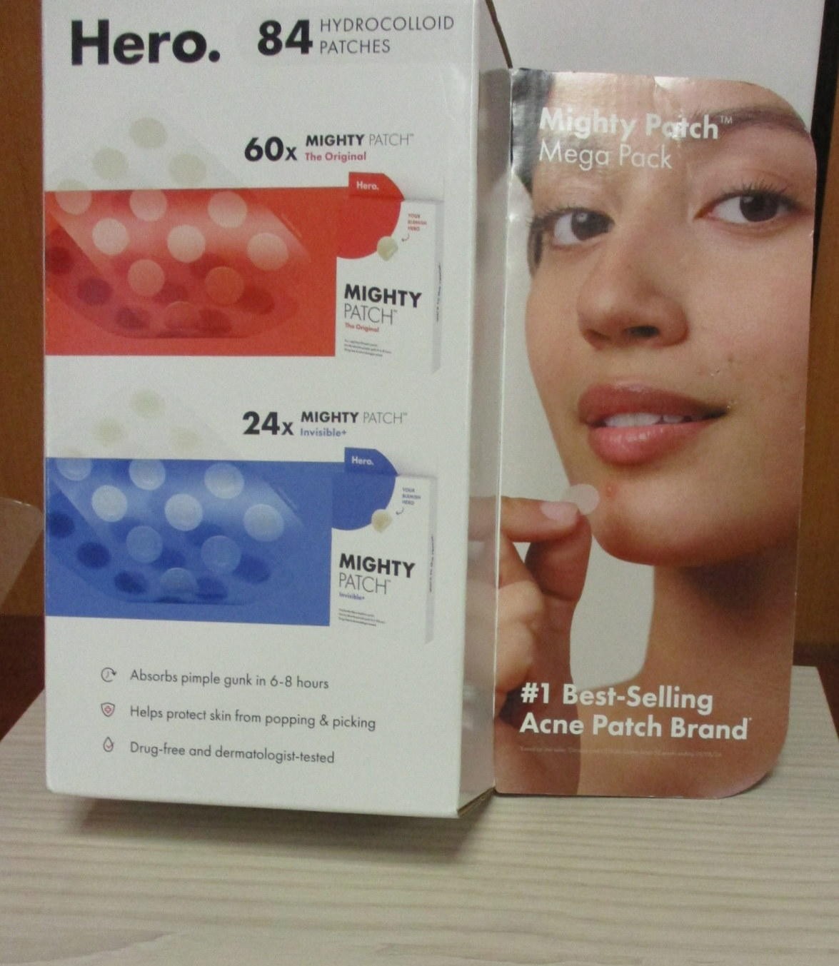Hydrocolloid Acne Patches Set - Original & Invisible Spot Treatments 84 Count