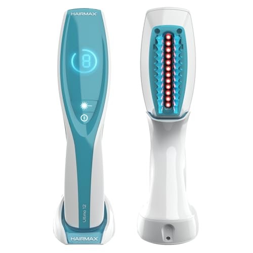 WHITE/BLUE - HAIRMAX ULTIMA 12 HAIR GROWTH LASER COMB