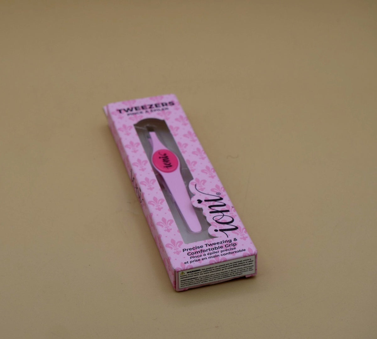 Pink Precision Tweezers for Eyebrow and Facial Grooming - Brand New