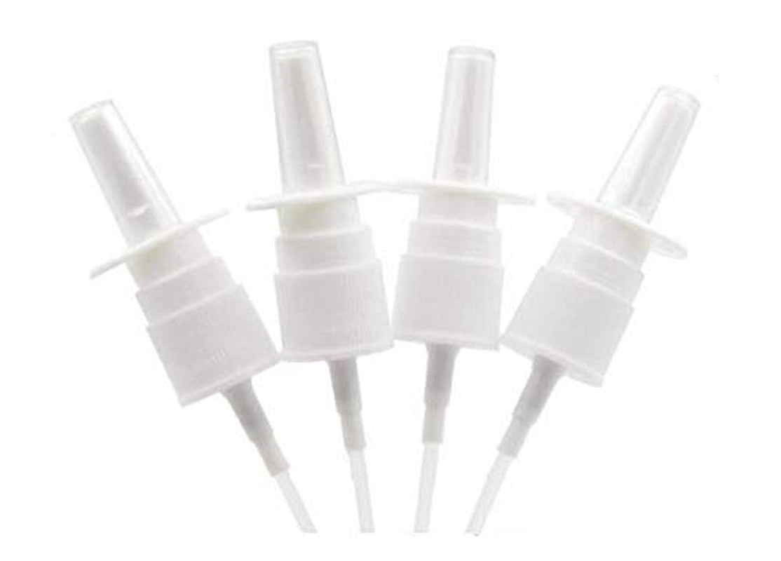 12 Pack Portable 5ml Plastic Nasal Spray Bottles - Refillable Fine Mist