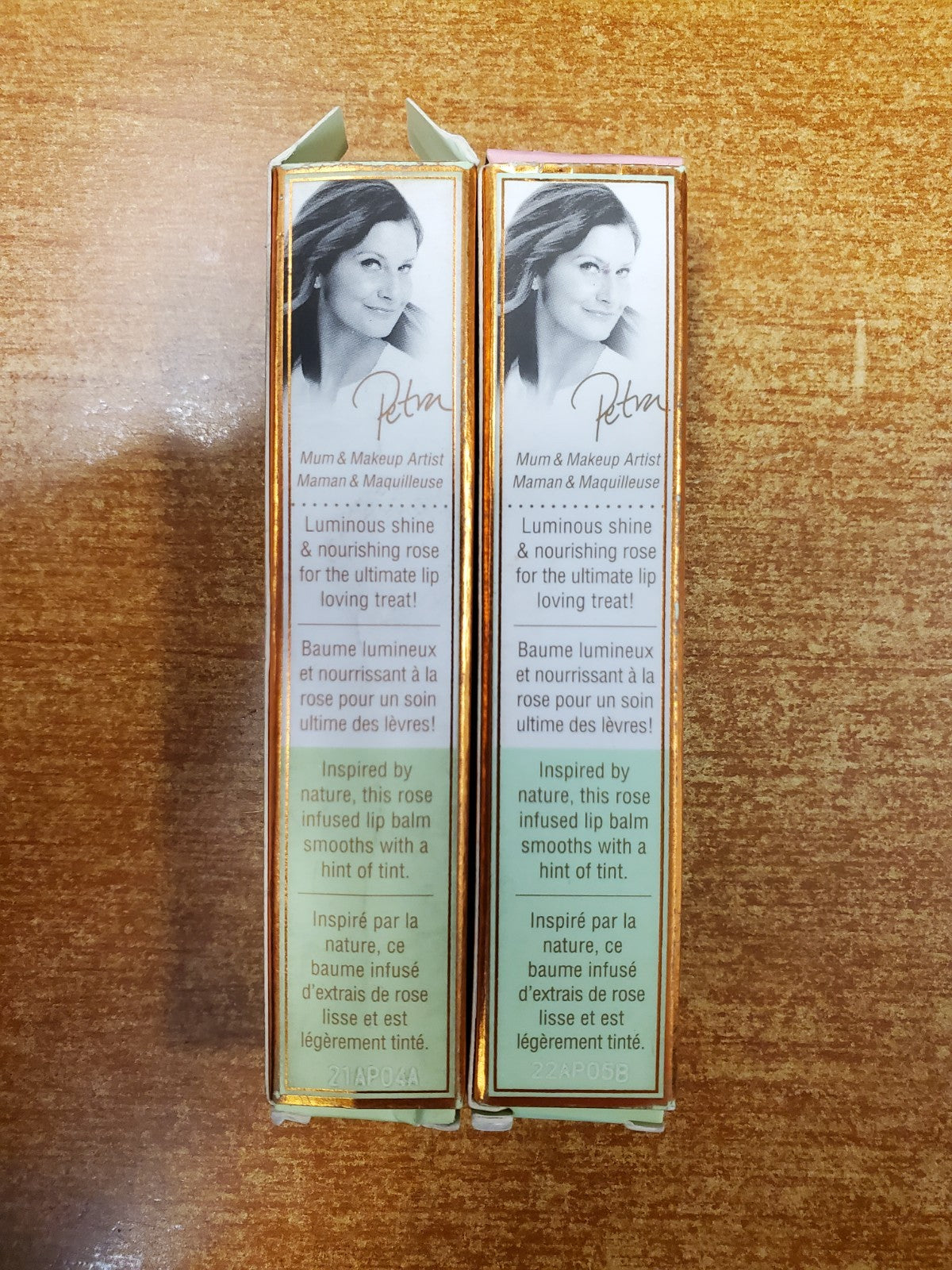 2 Pack Rose Lip Balm with Nourishing Rosehip Oil - Sheer Shine & Hydration