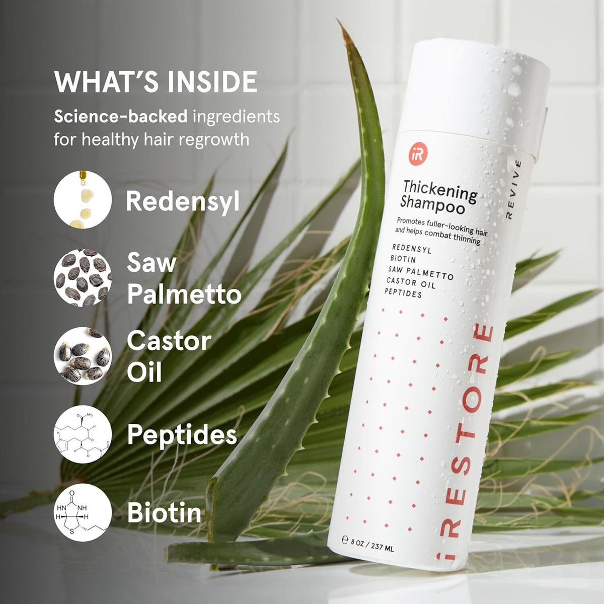 Anti-Thinning Shampoo with Biotin for Hair Growth