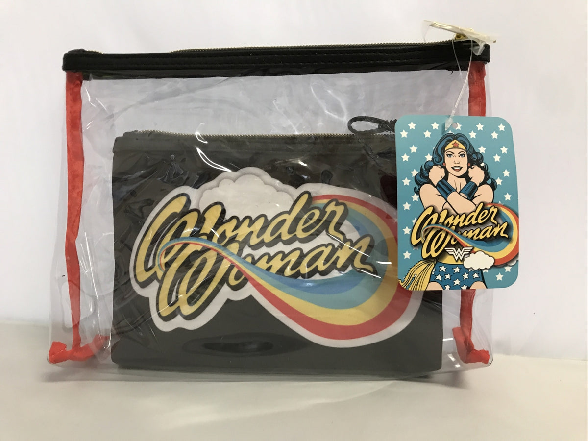 Wonder Woman Clutch Bag 2 Piece Set - Fashion Handbag Accessories