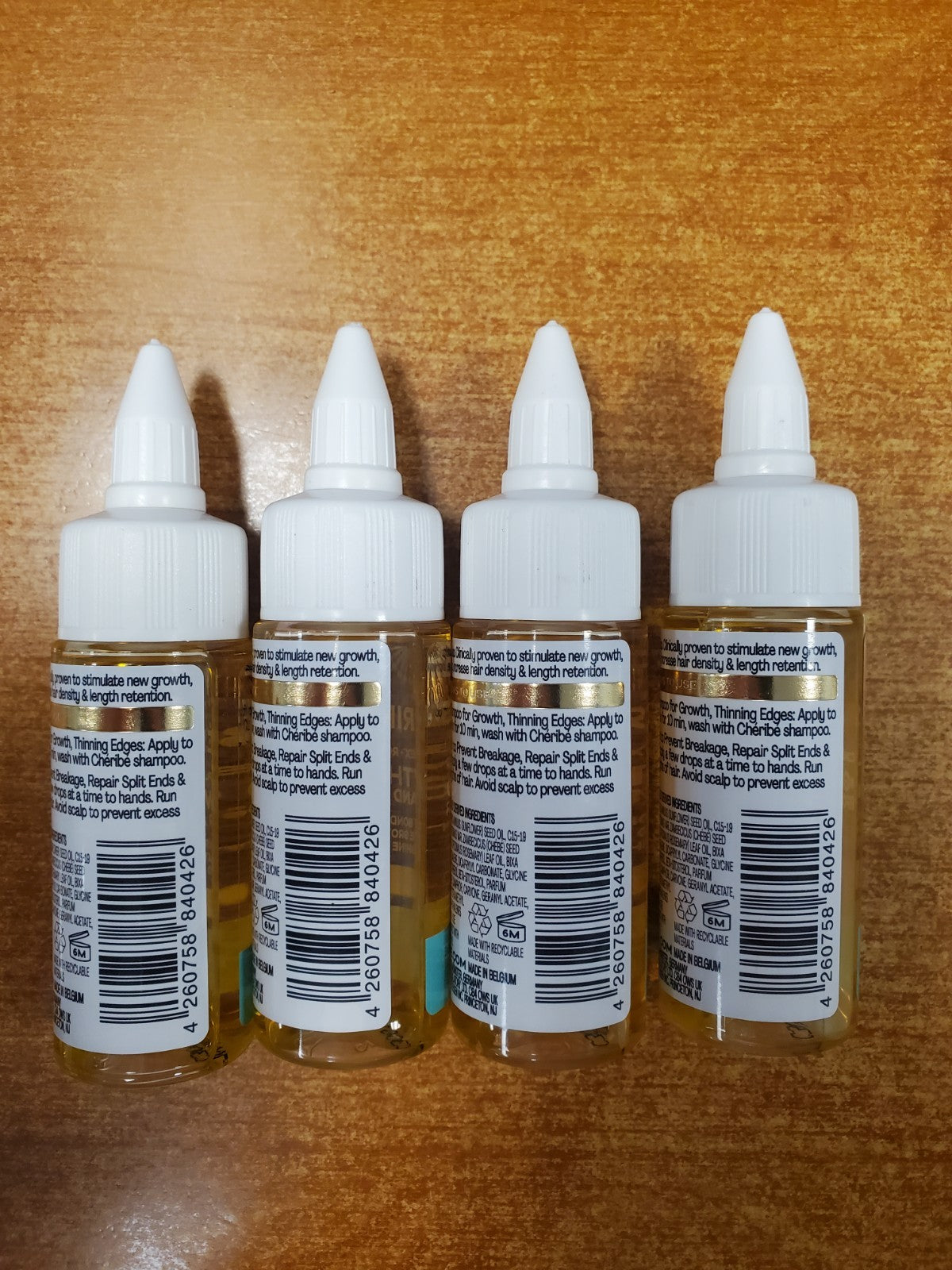 Cheribe Hair & Scalp Growth Oil 4-Pack - 1.15oz ea
