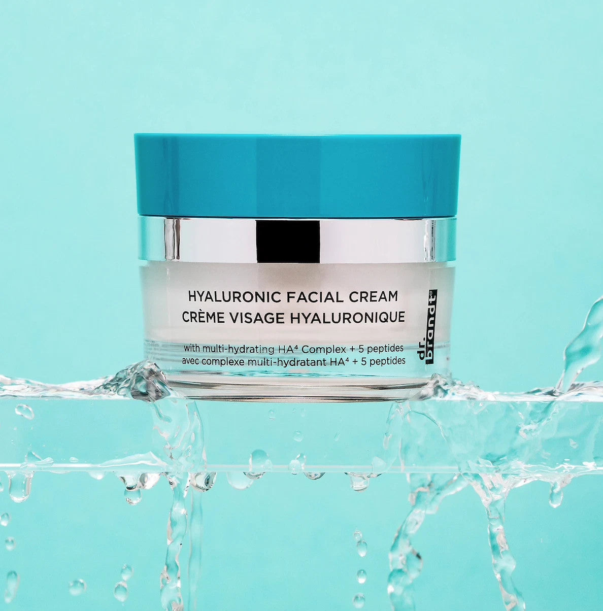 Hyaluronic Face Cream with Peptides 1.7 oz - Deep Hydration Moisturizer