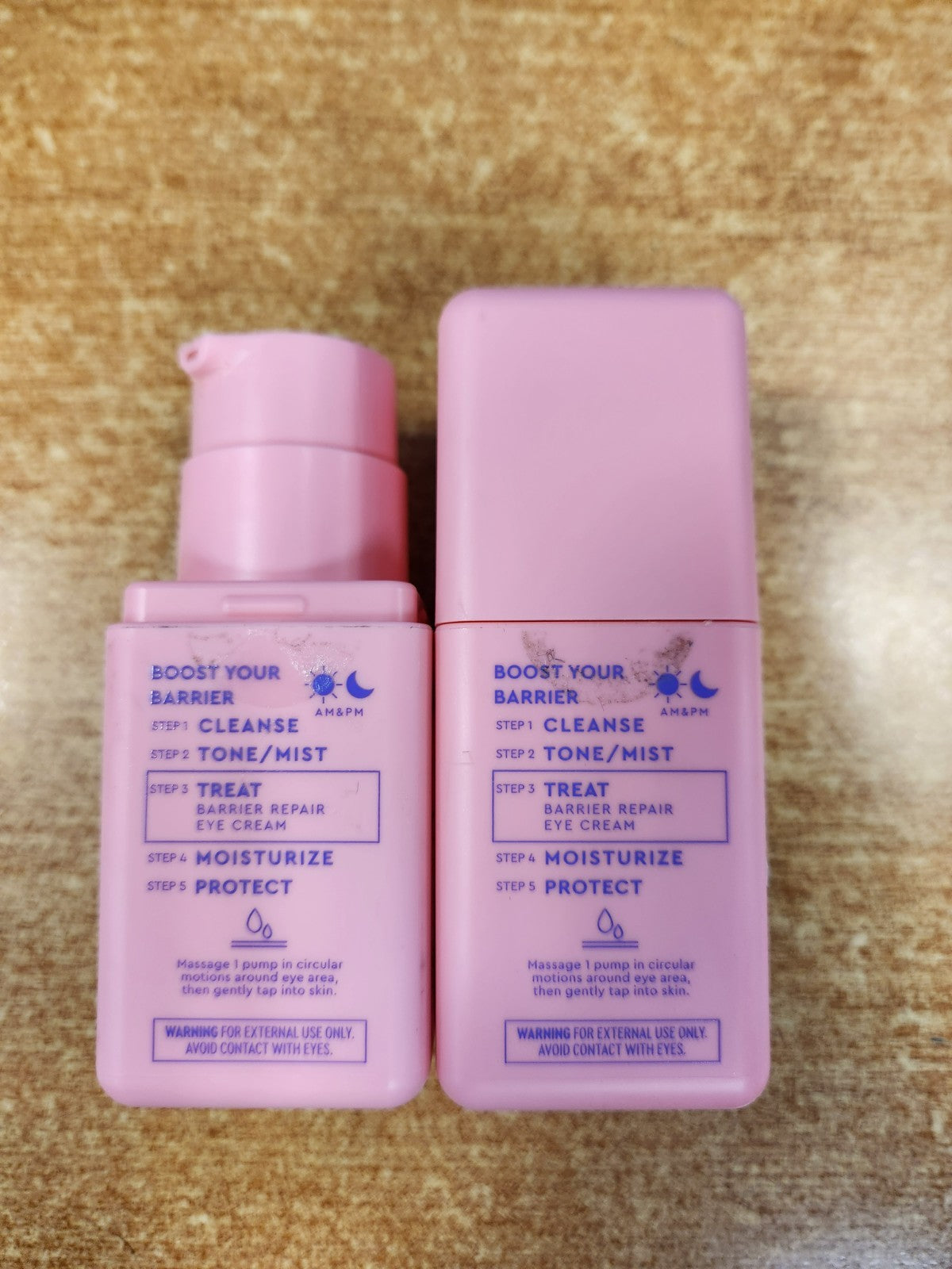 BYOMA Barrier Repair Eye Cream - Hydrating Anti-Aging Formula, 0.68 oz, Pack of 2