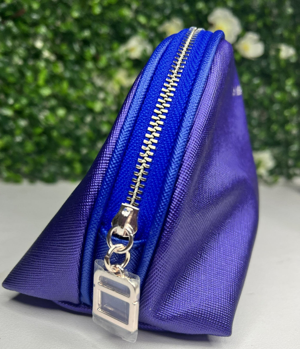 Blue Makeup & Toiletry Travel Pouch Case - Cosmetic Bag for Cosmetics & Personal Items