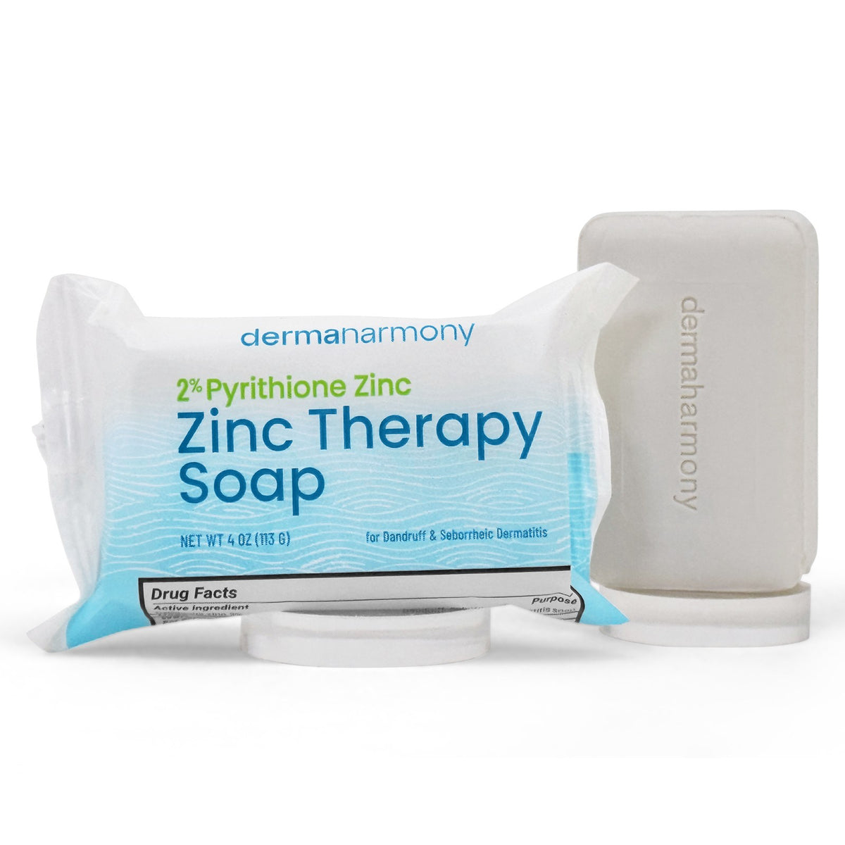 2% Pyrithione Zinc Bar Soap - 3 Pack, 4 oz Each