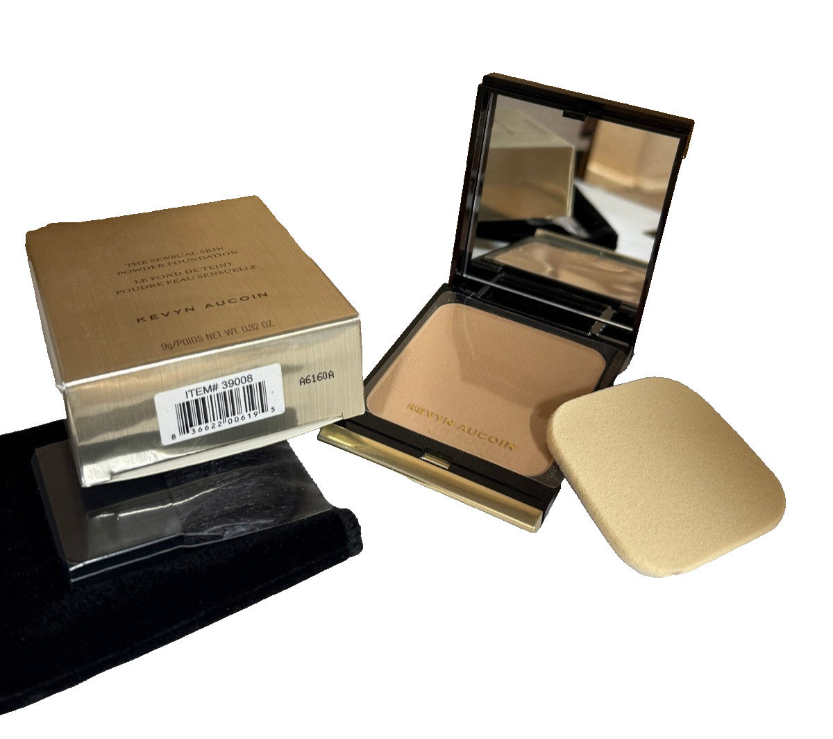 Kevyn Aucoin Sensual Skin Powder Foundation Medium PF08 0.32 oz NIB