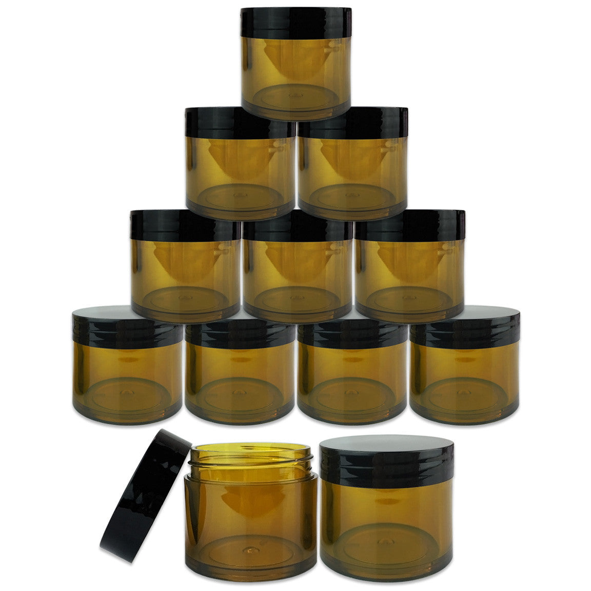 12 Pcs 30g Acrylic Sample Jars BPA Free for Cosmetics, Food & Art Storage