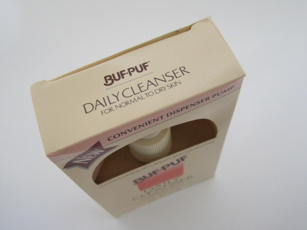 BUF-PUF Daily Cleanser Normal to Dry Skin 5.4oz Pump Vintage NOS - HTF