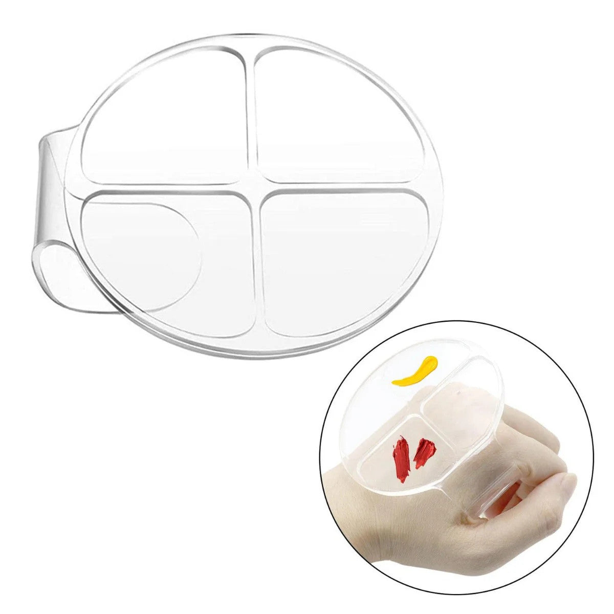 Makeup Mixing Palette Stainless Steel Spatula Set for Home & Travel