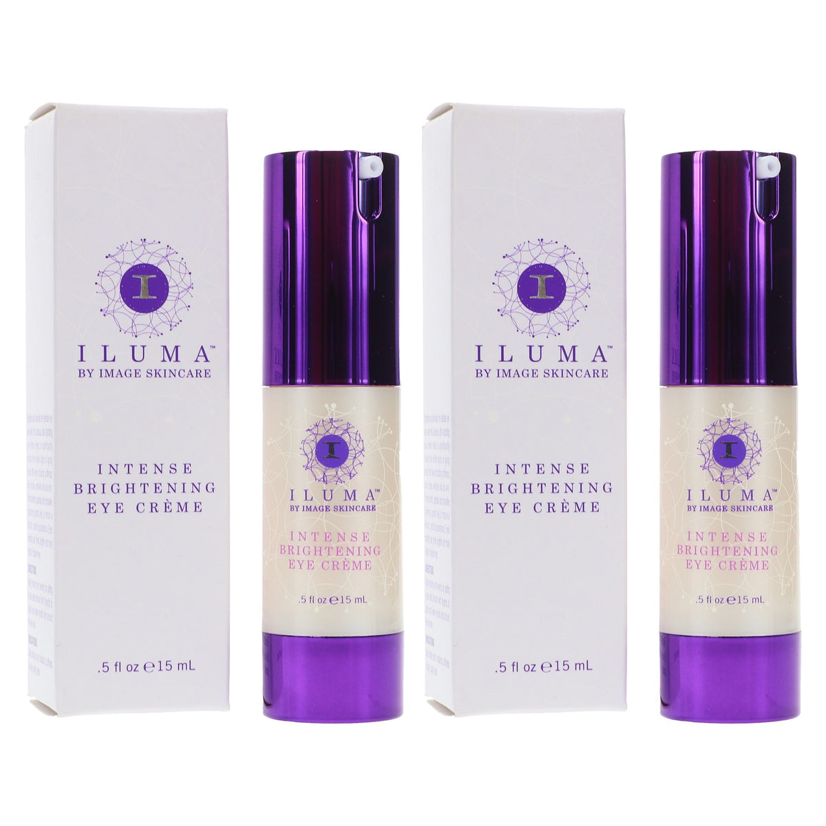 Brightening Eye Cream for Dark Circles and Puffiness - 0.5 oz 2 Pack