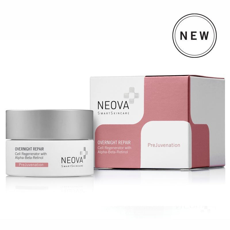 Neova Overnight Cell Repair Cream with Alpha Beta Retinol 50ml - Night Skin Regenerator