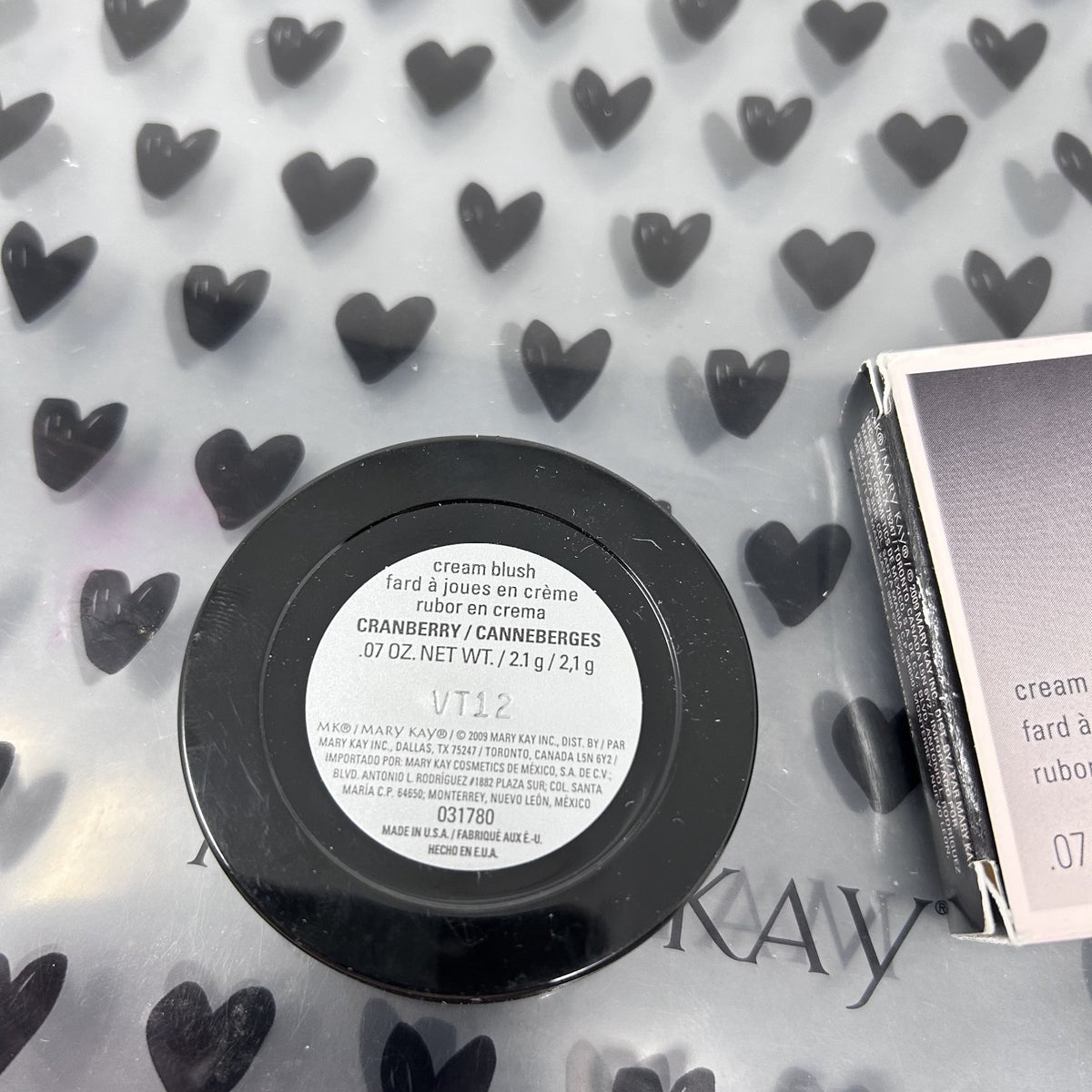 Mary Kay Cream Blush Cranberry Full Size - Rare & HTF New In Box