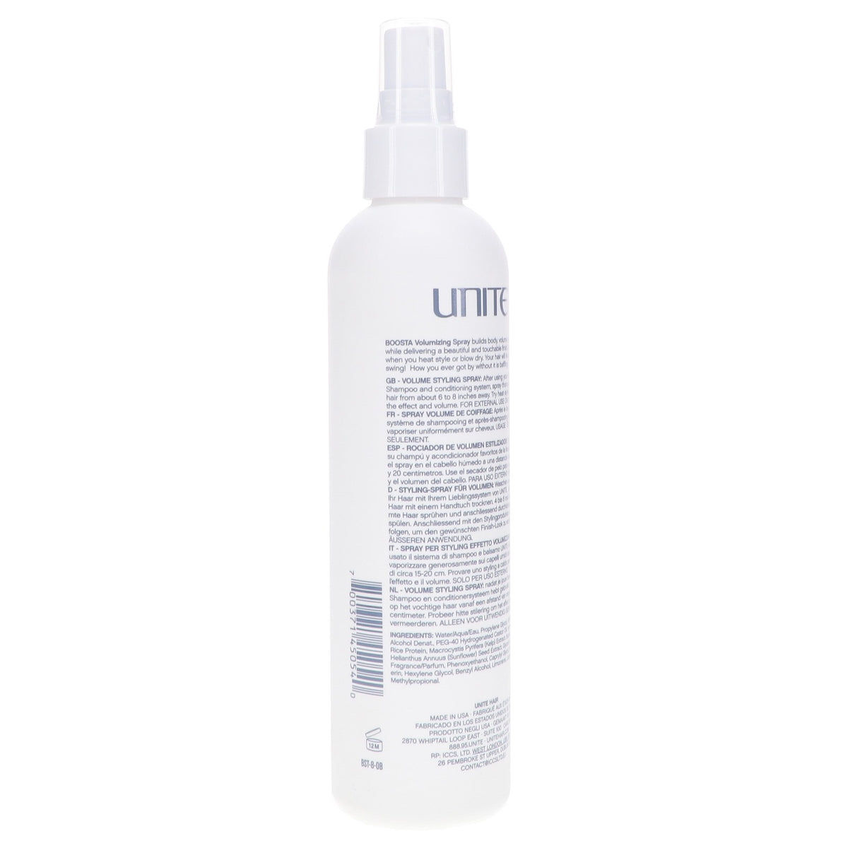 Volumizing Hair Spray - 8 oz Fine Hair Body & Shine Boost