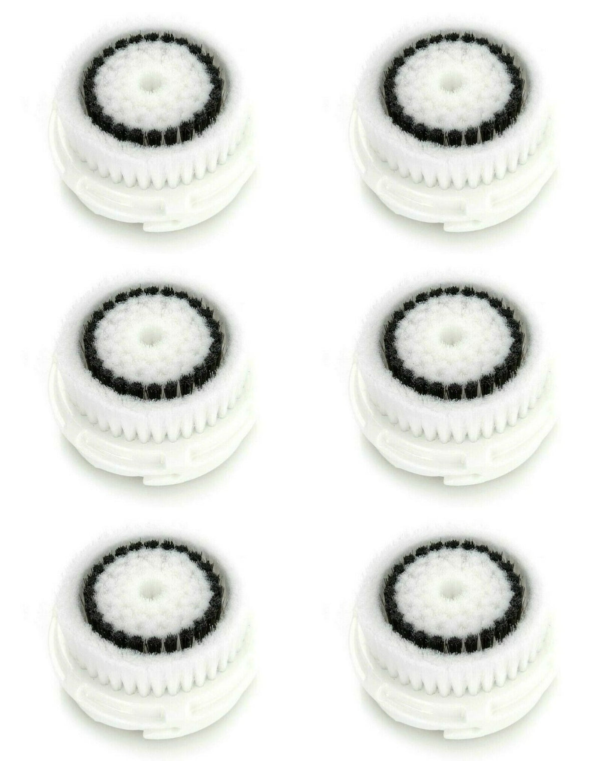 6-Pack Facial Cleansing Brush Heads Replacement for Clarisonic Mia Aria Smart Pro