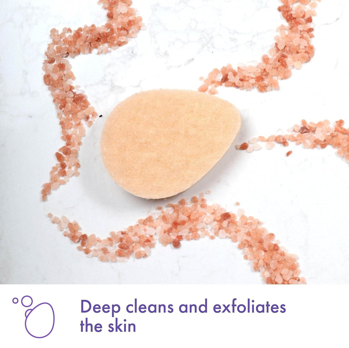 Gentle Daily Use Cleansing Sponge - Orange, Dermatologist Tested, Reusable