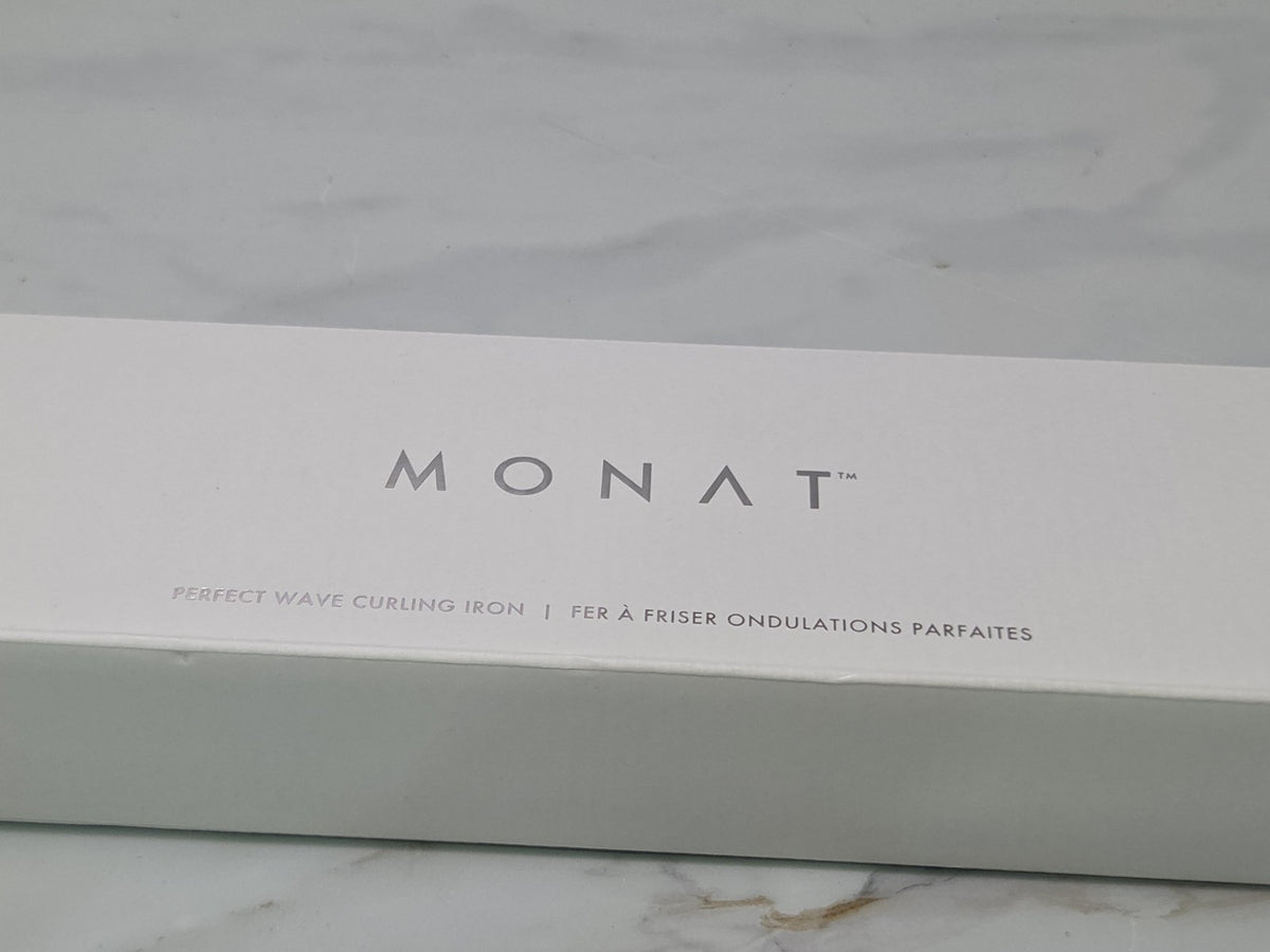 Monat Perfect Wave 1.25 Inch Rotating Curling Iron with Digital Display - New