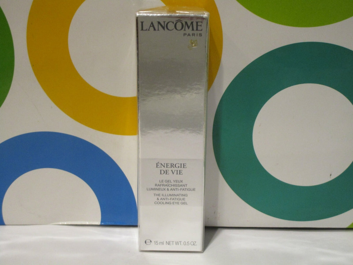 Lancôme Energy De Vie Anti-Fatigue Cooling Eye Gel 0.5 Oz - Dark Circles & Puffiness Relief